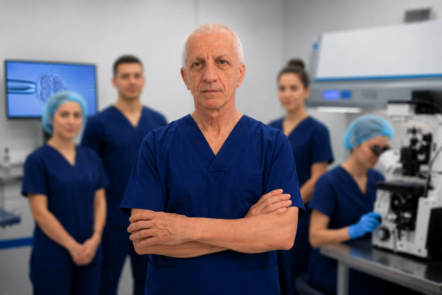 Prof. dr Mladenko Vasiljević sa IVF timom